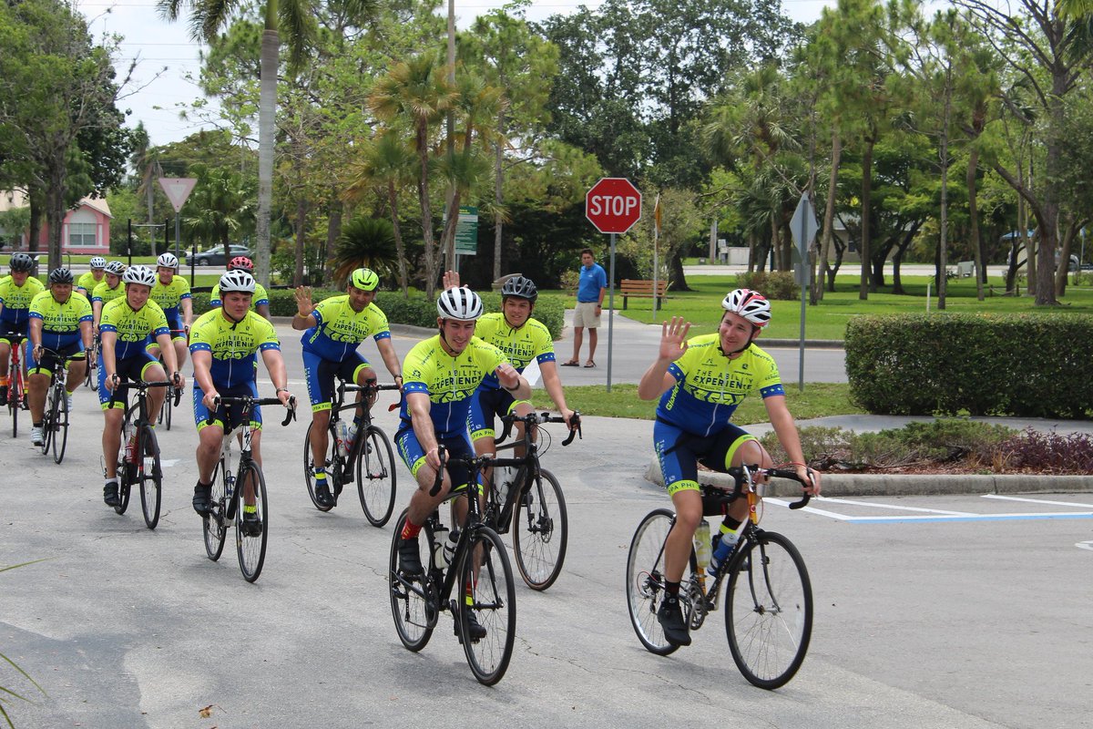 Shout-out to the Pi Kappa Phi brothers currently participating in <a href="/AbilityEXP/">The Ability Experience</a>'s Gear Up Florida. 🚴‍♂️ These 30 men are cycling 800 miles through the state of Florida in support of people with disabilities. #GUF2019 #UncommonOpportunities ⚔️ pikapp.org/may-14-2019/