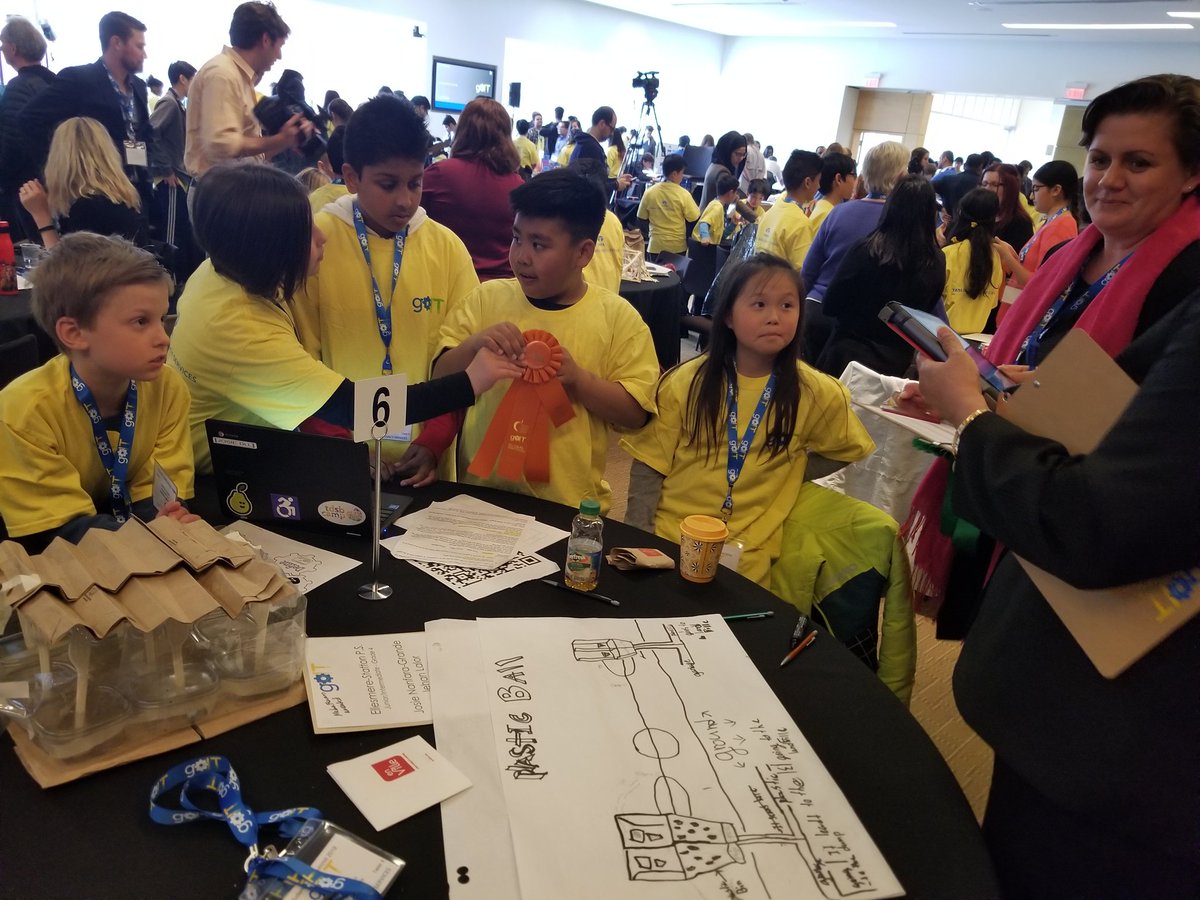 JNanGrand's tweet image. Pitch perfect!! Our kids rocked their #GoIT challenge. They hope to use #funtheory to encourage recycling plastic in order to collect it &amp;amp; make houses to solve the housing crisis!! Mind blown!
@MarlenaRivett @MsLalor1 @TDSB_ESPS @Feng_Donald @gyhap