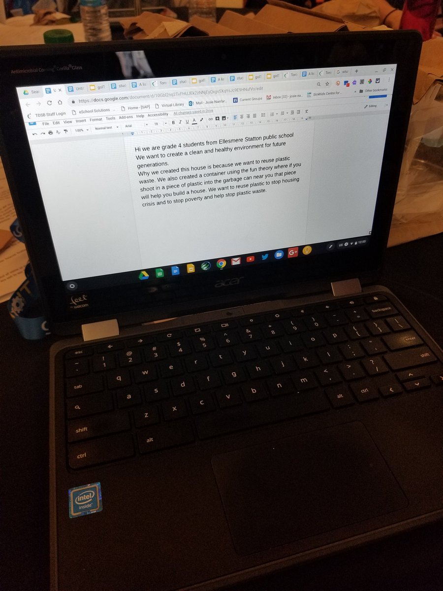 JNanGrand's tweet image. Pitch perfect!! Our kids rocked their #GoIT challenge. They hope to use #funtheory to encourage recycling plastic in order to collect it &amp;amp; make houses to solve the housing crisis!! Mind blown!
@MarlenaRivett @MsLalor1 @TDSB_ESPS @Feng_Donald @gyhap