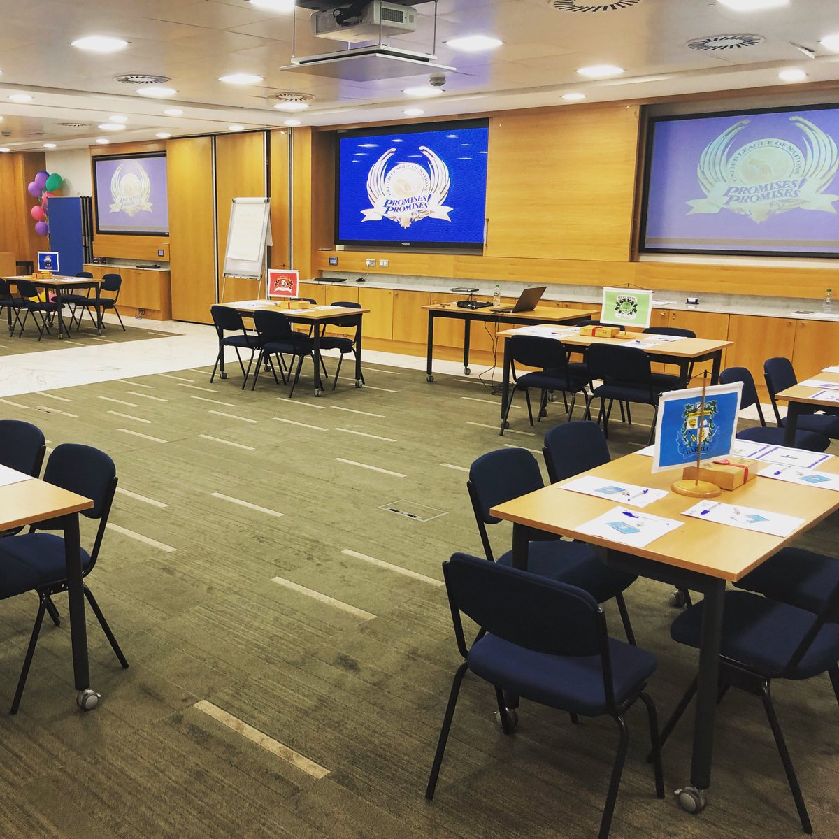 Room setups from two recent Promises Promises sessions we ran in Cork and Dublin! If you’d like to know how an experiential learning event goes beyond team building check out our website and get in touch! #experientiallearning #teambuildingireland #conferenceevents #eventprofs