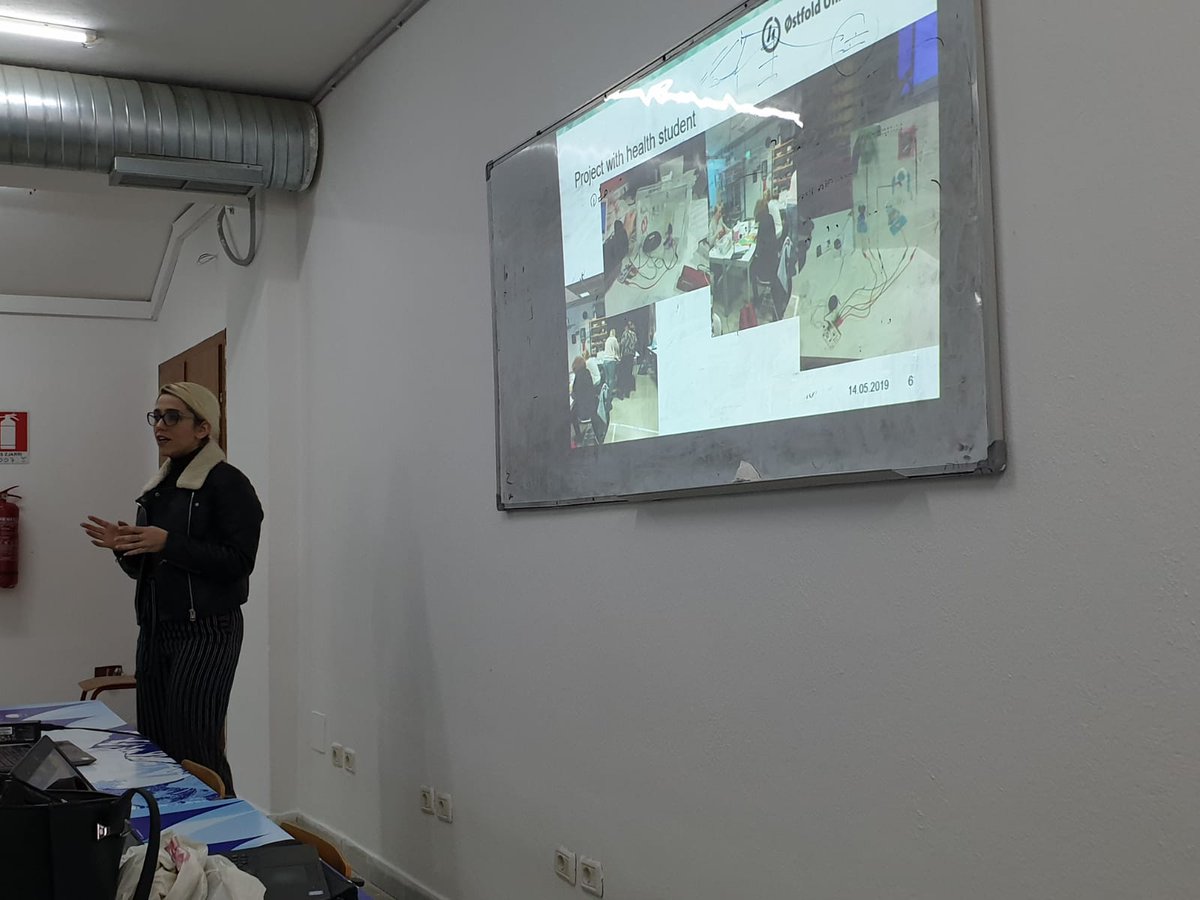 itg4au's tweet photo. @KlaudiaCarcani and @rcolomo with #masterstudents in #research seminars at the @UAMDofficial 

@EUErasmusPlus 🇪🇺 Capacity Building in #HEIs #Albania https://t.co/qm8hMGpap5