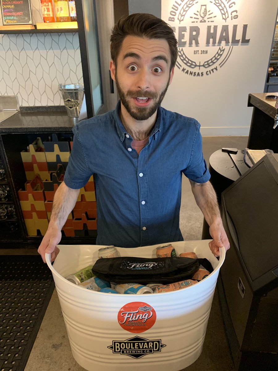 spokeskc's tweet photo. Help us drink all of these free samples!
Our pal Chris from @blvdtoursandrec is bringing a bucket of @Boulevard_Beer’s refreshing new @FlingCocktails to help us cool down before and after tonight’s #KCSocialRide. We roll out at 6:15, with $2 tacos afterward! #spokesonwashington https://t.co/Pf8PZt6EeB