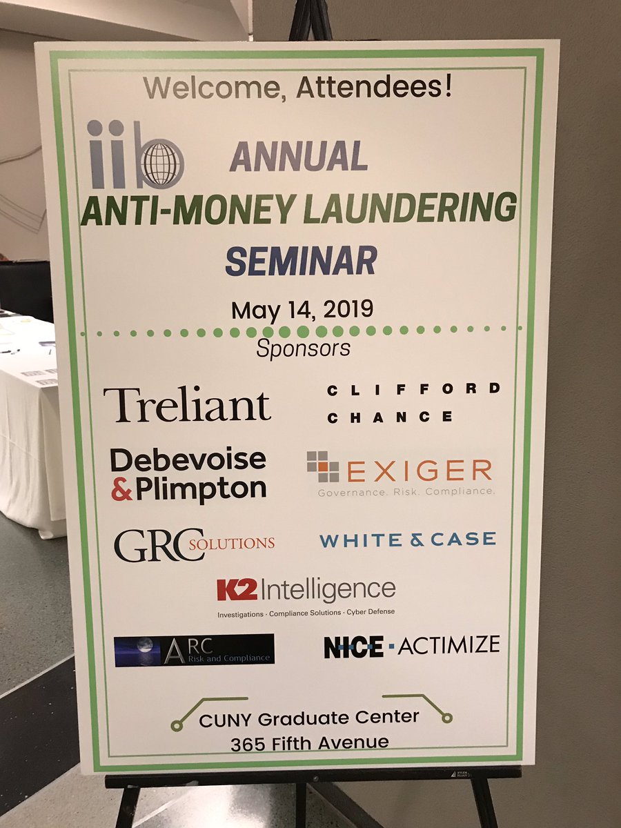 IIBnews's tweet photo. We are grateful to our Sponsors for contributing to the success of our AML Seminar! 🙏🏼 #bsaaml https://t.co/LIvAL1c4ZY