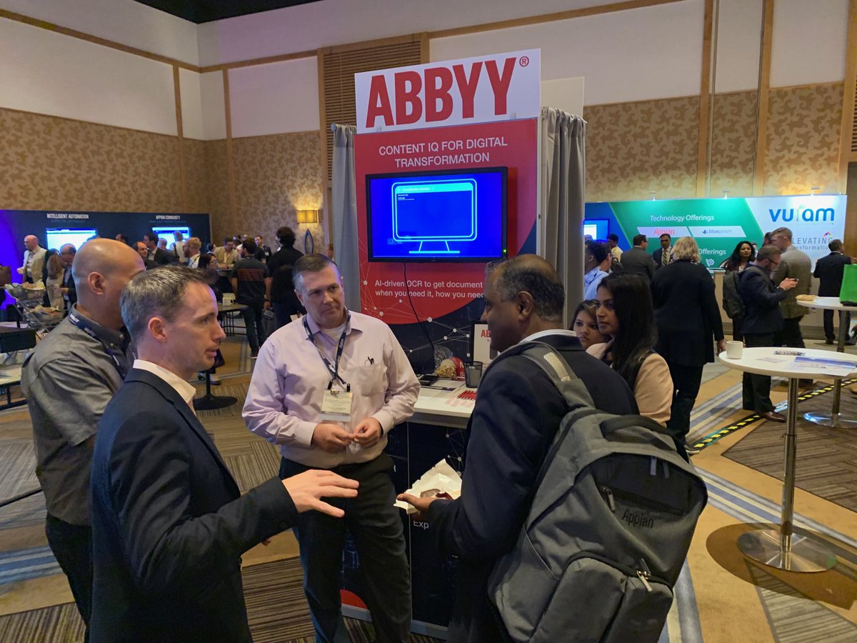 DaneenStorc's tweet photo. Content IQ + Low Code = Digital Transformation #AppianWorld Booth #400 https://t.co/9DBTpkn4mw