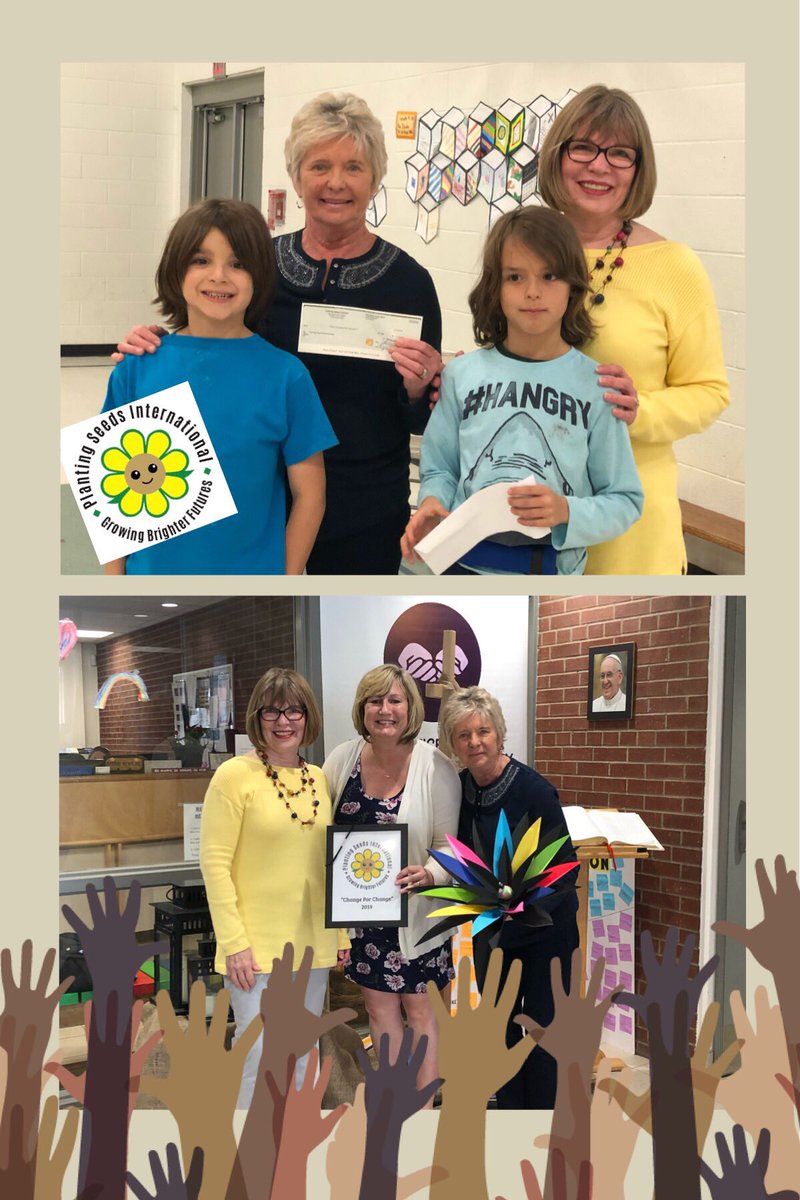 CorpusOCSB's tweet image. Today we had our ‘Change for Change’ assembly for our global Lenten Initiative! We presented @PlantingSeedsIn a cheque for $1500! Go team Corpus! A wonderful #learningpartnership! #WeAreCorpusChristi #ocsbSeekJustice #BeCommunity #BeOCSB #ocsb