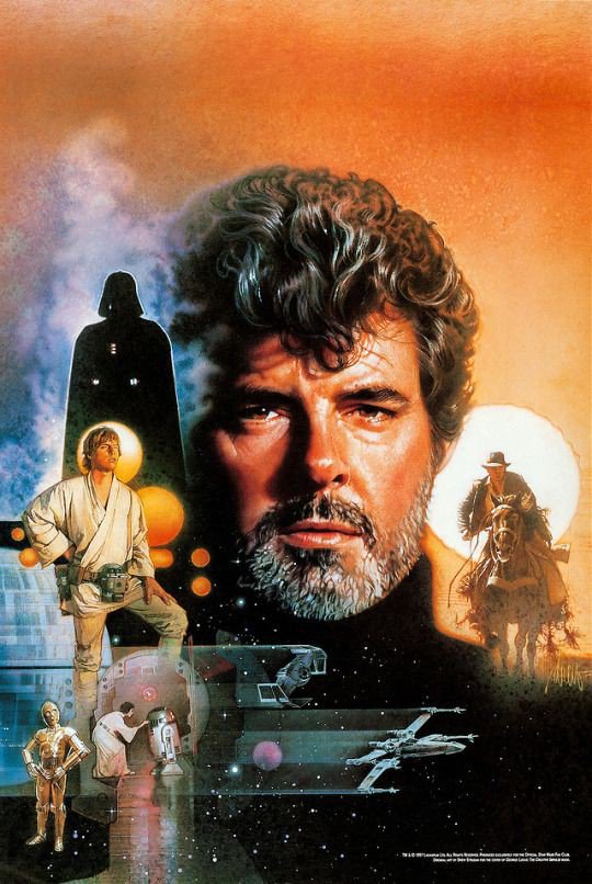 Happy Birthday to George Lucas!
Art by Drew Struzan 