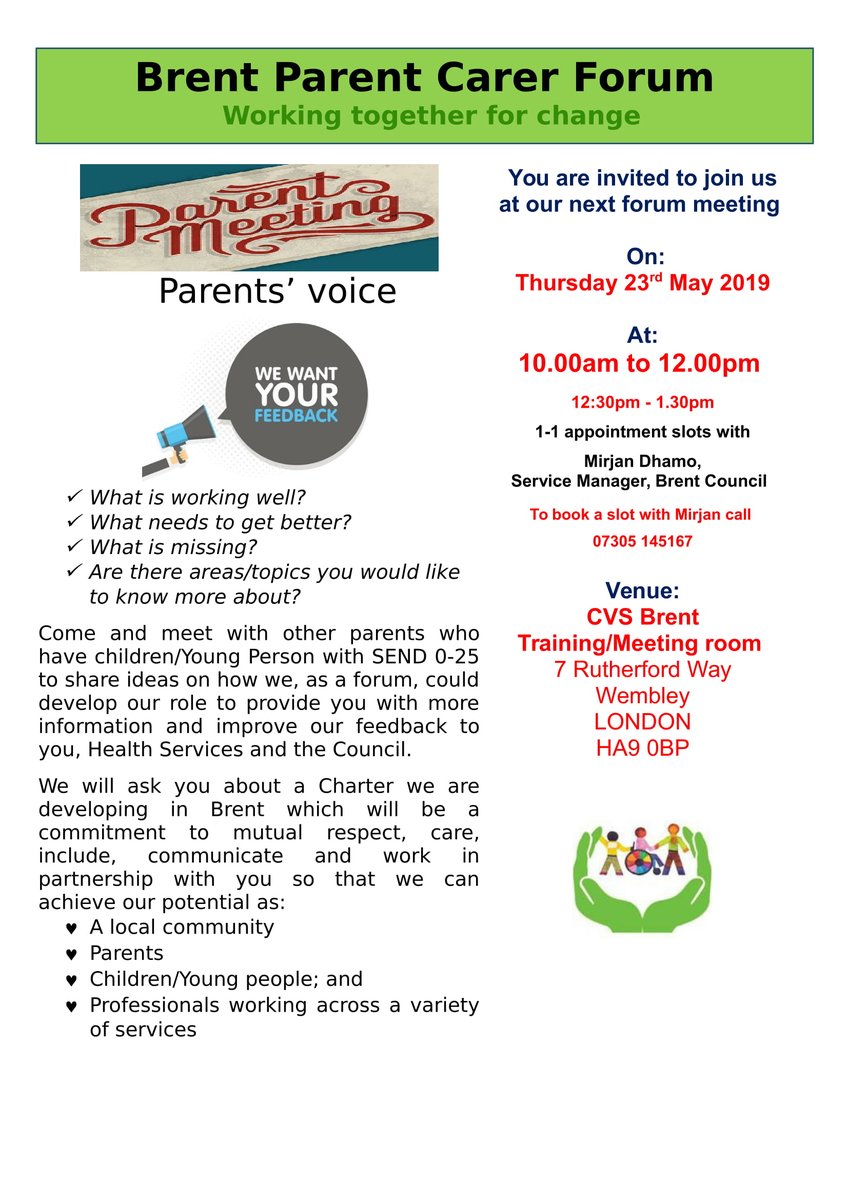 BrentPCF1's tweet photo. You are invited to join us at our next forum meeting 

 On:
Thursday 23rd May 2019 https://t.co/T7hiFc8SxV