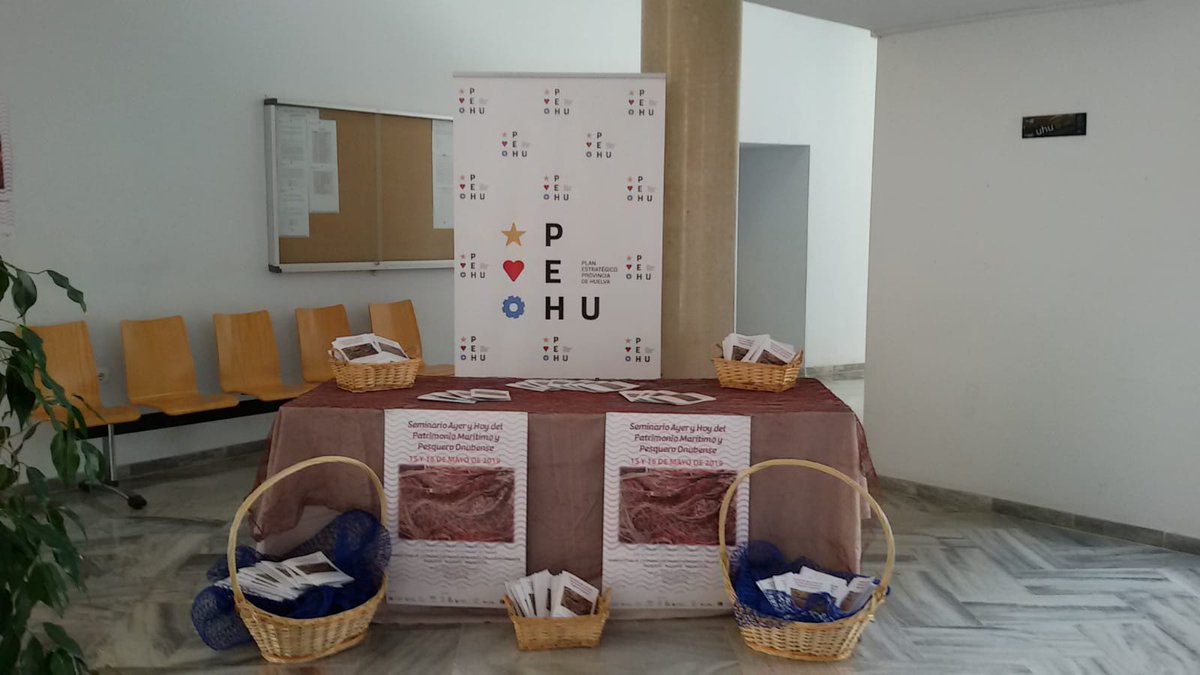 ¡Todo preparado para mañana! Anímate a asistir al Seminario Marítimo y Pesquero Onubense en el Salón de Grados de la Facultad de Derecho del Campus de El Carmen.
#PEHU