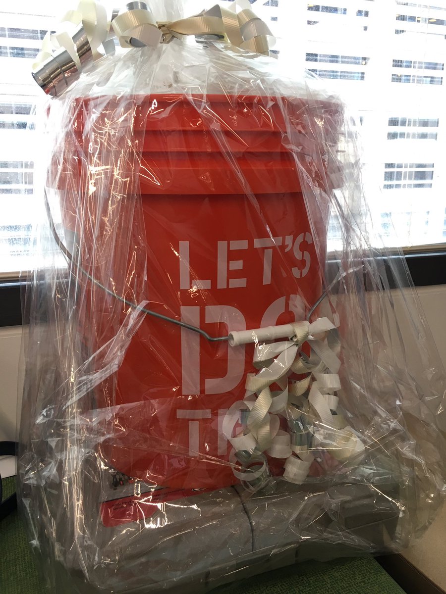 WGRDC's tweet image. Who wants this amazing bucket of tools from @thehomedepot!? Hit up the silent auction tomorrow at the #SpringReception2019 #WGRshatteringExpectations and bid on it!