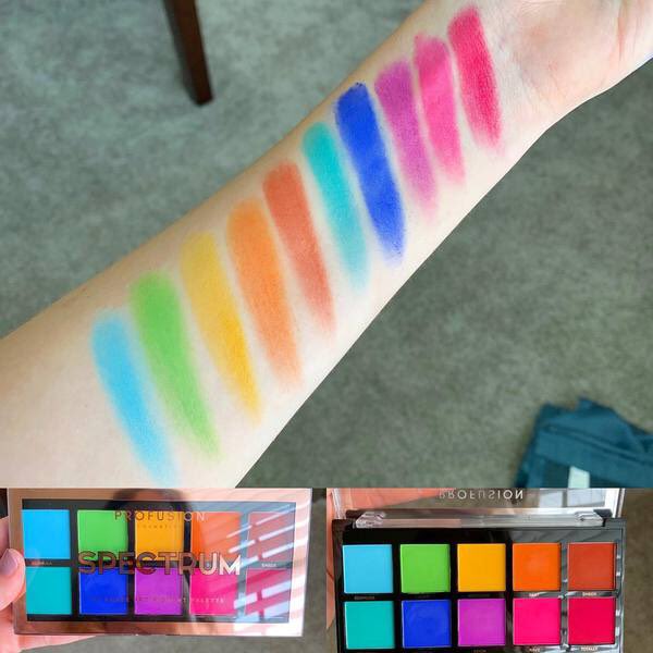  @ProfusionCo if you want rainbow eyeshadows on the LOW, profusion spectrum and festival are great palettes and they have some of my favourite drugstore pastels!Spectrum is $5.00 and Festival is $13