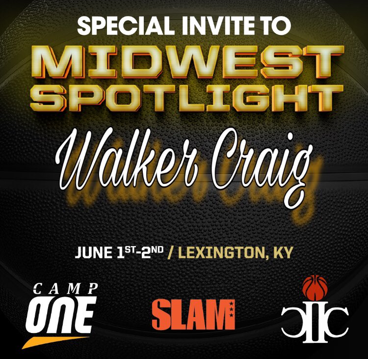 Congrats to Walker Craig (2026) for getting an invite to the Midwest Spotlight at <a href="/kbchoops/">Kentucky Basketball Commission</a>