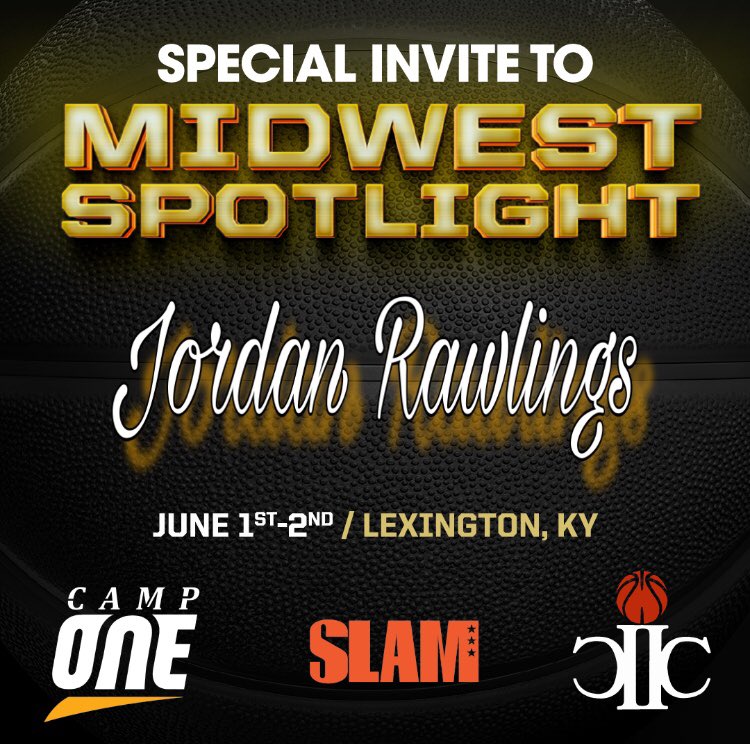 Congrats to Jordan Rawlings (2026) for getting an invite to the Midwest Spotlight at <a href="/kbchoops/">Kentucky Basketball Commission</a>