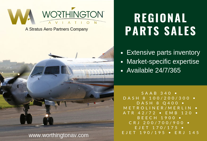 WAVparts's tweet photo. We are a global leader in parts support and inventory solutions for regional and corporate aircraft. We have established a trusted reputation for quality and service.

Regional parts sales are just one way that Worthington Aviation can help you reach your business goals. https://t.co/tu5uagD7Fw