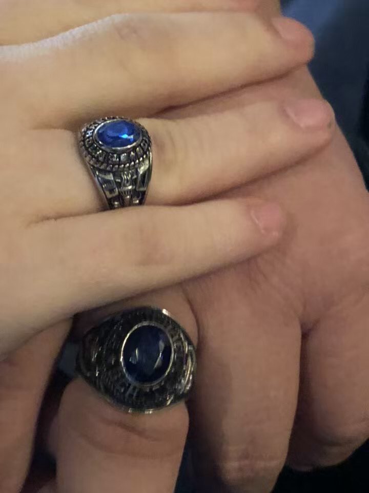 kaila_marinaro's tweet photo. Here’s to all the people that said my Bubby wouldn’t ever make it past kindergarten. Got kicked out of multiple public schools because the teachers didn’t have the patience to teach special education. Boy he sure did prove you guys wrong! #SeniorRing so Proud my David💙 https://t.co/wRbGu5iTxQ