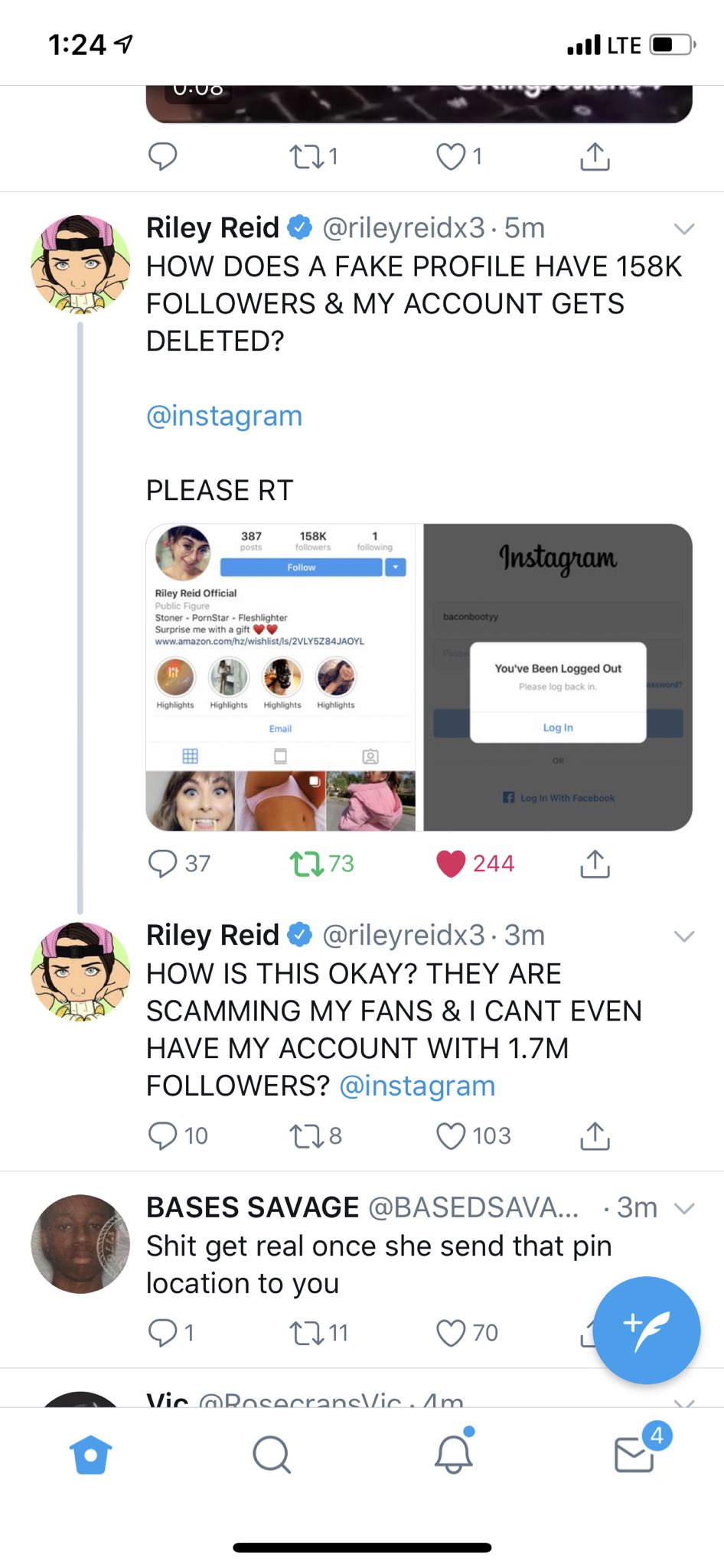 adam22 on Twitter "What’s it going to take for instagram to stop