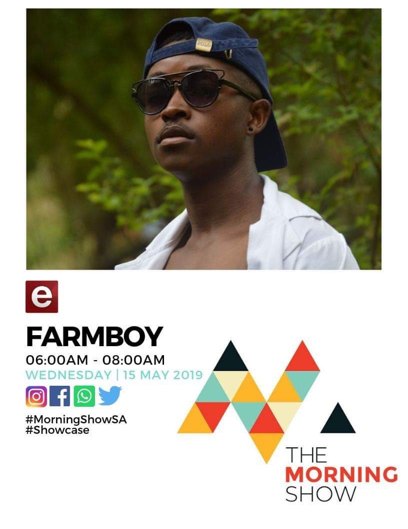 IMFARMBOY_B's tweet photo. Catch your boy FARMBOY tomorrow morning on Etv the morning show! https://t.co/eIp2yXiwbq