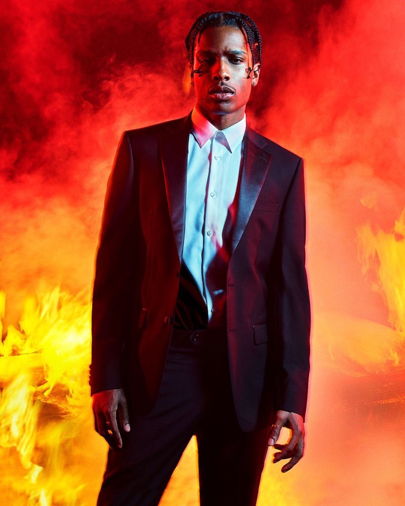 AsapRockySnaps's tweet image. ASAP Rocky for Calvin Klein