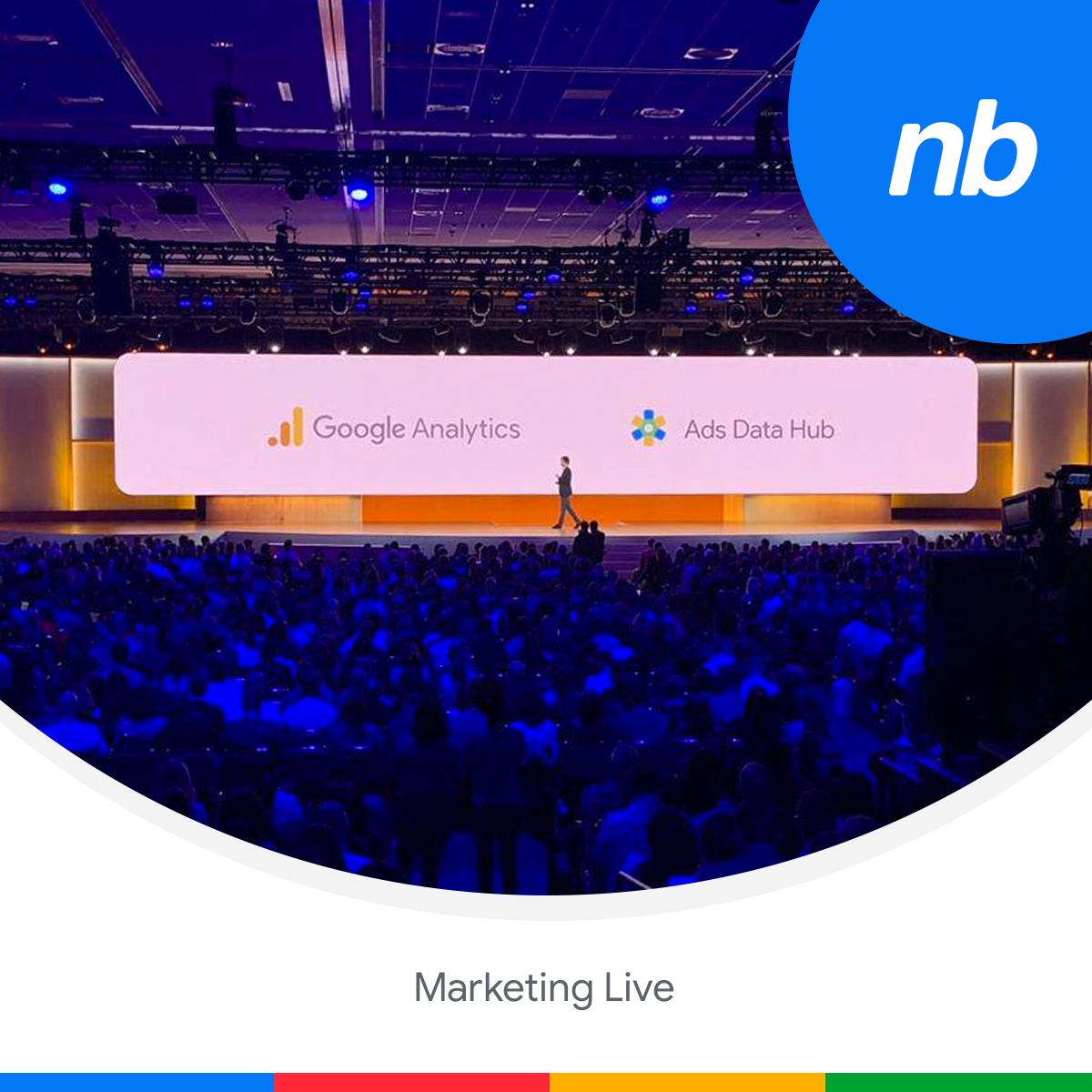 agencianewblue's tweet photo. O Google Marketing Live já começou, e a NewBlue está muito bem representada por Bruno Pimentel, nosso CEO, e Helen Modesto, Head de Data Intelligence. Acompanhe nossas redes sociais e fique por dentro de tudo que está acontecendo lá! #Google #MKTDigital #VaiNewBlue #OrgulhoAzul https://t.co/qiTbjBY6DY