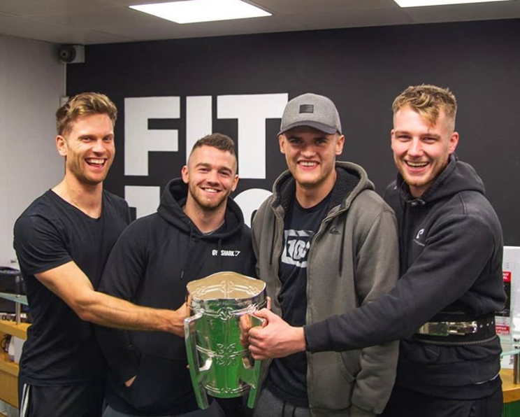 FIT100HQ's tweet image. #FlashbackFriday to when Liam McCarthy visited FIT100! Best of luck to the Hurlers this weekend as they take on Cork #FIT100 #DataDrivenFitness