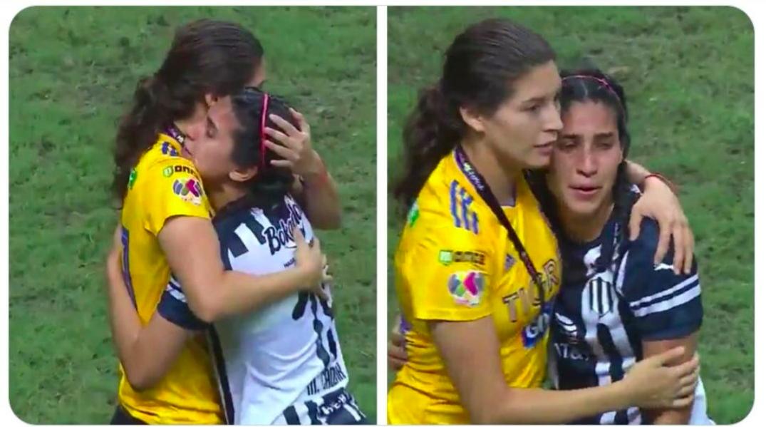 TigresFemenil's tweet photo. Estas imágenes siempre quedarán en el recuerdo, el respeto hacia el rival siempre será importante. Aplausos para ti, @pausolismx. 👏👏 https://t.co/Wz8Cw1KZGa