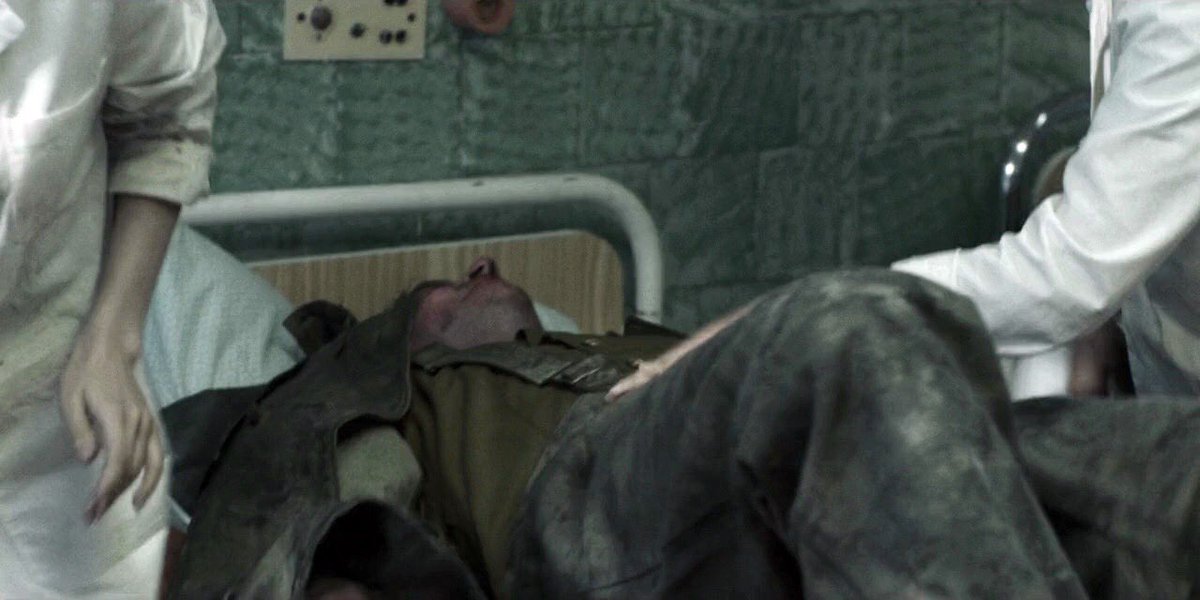 AdelAndras's tweet photo. (SPOILER!!!!) HBO Chernobyl Episode 2... Vasily Ignatenko (Adam Nagaitis) after the disaster... So sad photos.. I feel sorry for him... I’m crying... He is a HERO!!! ♥️♥️♥️🔥💥👨🏻‍🚒 #ChernobylHBO #AdamNagaitis #Chernobyl2019 #HBO https://t.co/3lQg9yLxLW