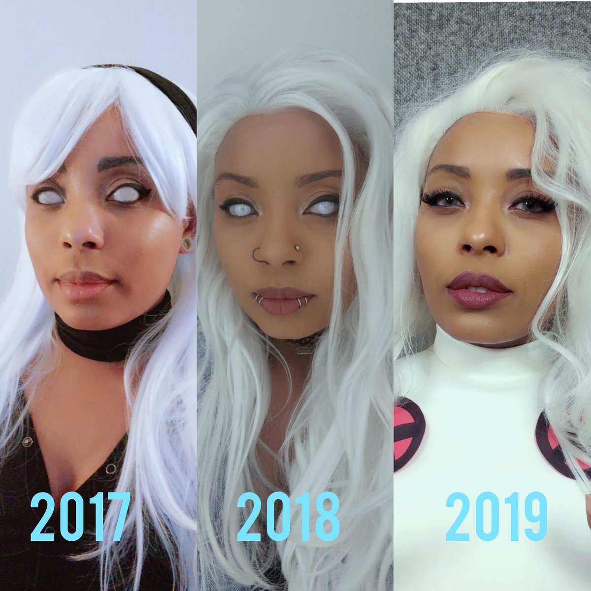 lilacblur's tweet photo. 🖤❌🖤A day late but happy X-Men Day! I've gotten slightly better at applying makeup in the last two years lol 🖤❌🖤 #xmen #storm #XmenDay #cosplay #cosplayer #closetcosplay #closetcosplayer #cosplaying #cosplaya #blackcosplayerhere #cosplayanyway #costest https://t.co/DazVaNUNEr