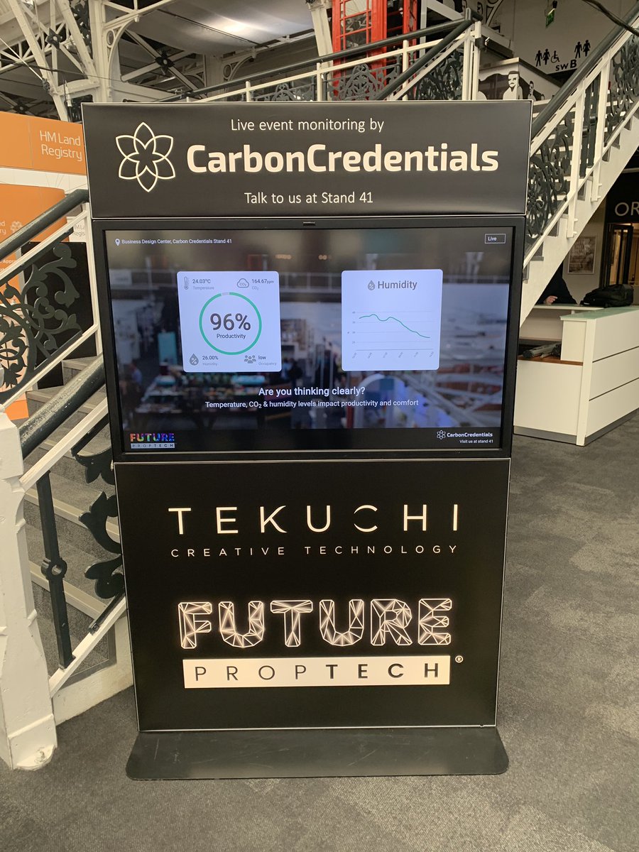 Digital twins, building performance, indoor air quality and smart buildings was just a few hot topics at <a href="/_futureproperty/">FUTURE PropTech</a> earlier today. The #proptech scene in London is attracting a lot of attention. Contact us if you want to know more! #proptech #smartbuilding #airquality