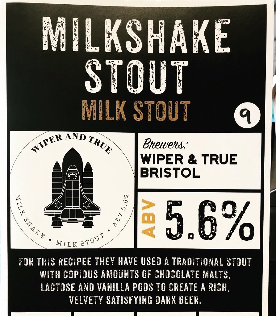 SherringtonsB's tweet photo. Fresh on Keg for drinking in the Swinley Sun @WiperAndTrue Milkshake Stout💋 #stayinwigan #craftbeer #stout #milkshakestout https://t.co/ZTpMwPXC7r