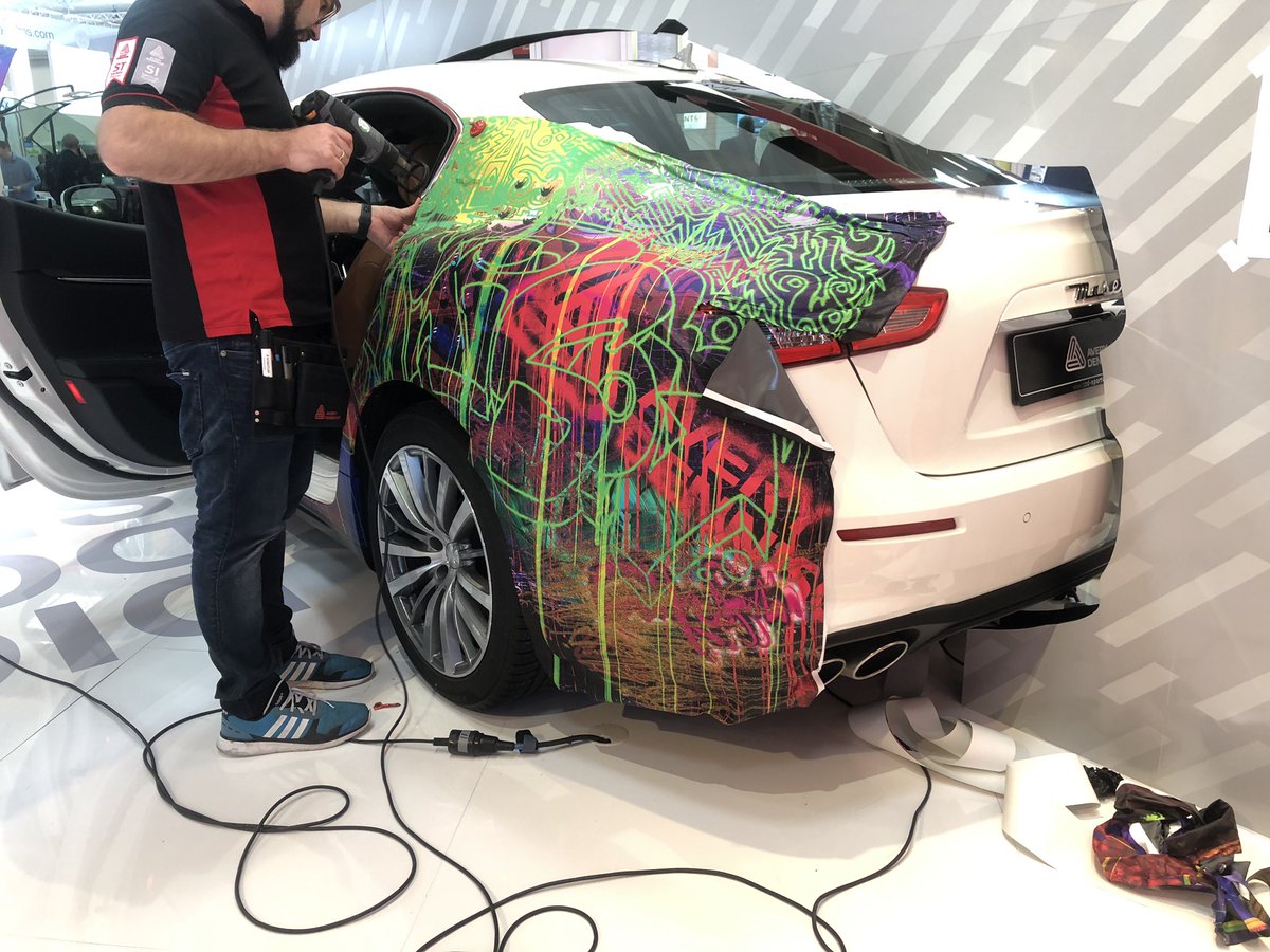 PMRobFletcher's tweet photo. Apologies for my late tweet, it turns out a 3am start takes it out of you! But we’re here in Munich for #FESPA and these are some of the highlights of day one! #FESPA19 #FESPA2019 #print #wideformat https://t.co/E7hncsi0T3