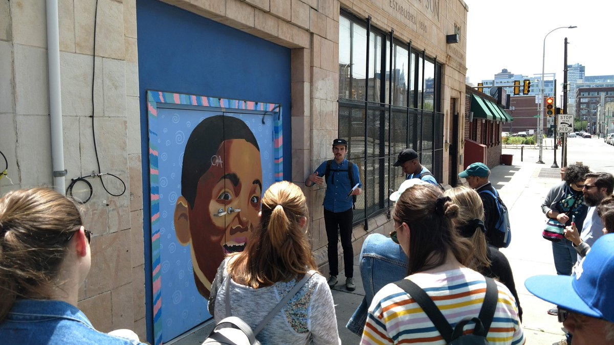 Conrad Benner (@streetsdept) on Twitter photo THANK YOU to everyone that came out to May's 2nd Saturday "Philly Art Walk" to check out new and old work alike around Spring Arts and the Eraserhood!
Get your tickets now for June's guided tour of Queen Village and South Philly: streetsdept.ticketleap.com/2nd-saturday-p… (Photos by <a href="/stevederive/">Steve Taylor</a>) THANK YOU to everyone that came out to May's 2nd Saturday "Philly Art Walk" to check out new and old work alike around Spring Arts and the Eraserhood!
Get your tickets now for June's guided tour of Queen Village and South Philly: streetsdept.ticketleap.com/2nd-saturday-p… (Photos by <a href="/stevederive/">Steve Taylor</a>)