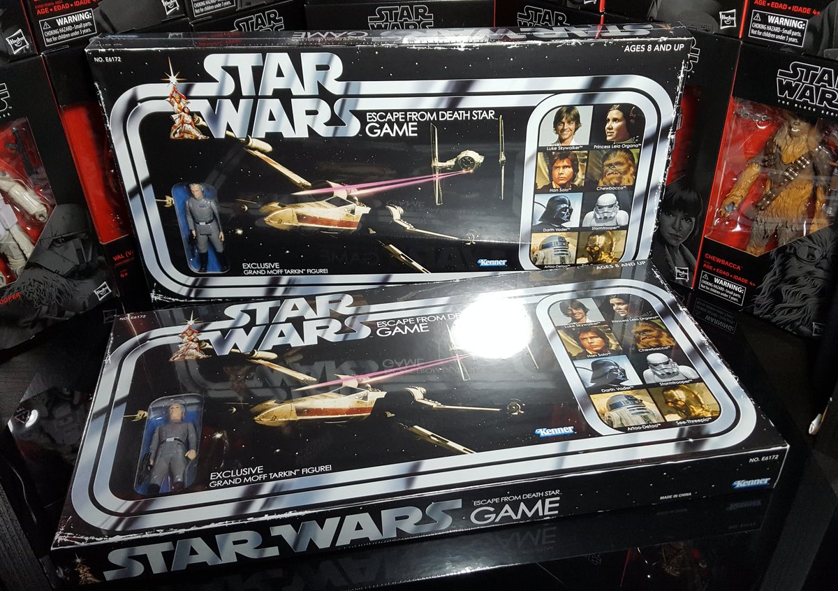 New addition Star Wars Escape the Death Star boardgame @Target #exclusive #starwars #retro #collection #boardgame with #Exclusive #grandmofftarkin #actionfigures #hasbro #hasbrotoypics #starwarstoys #hasbropulse #kenner  @FanthaTracks @markyj71 @shuttletyderium @bossksbounty