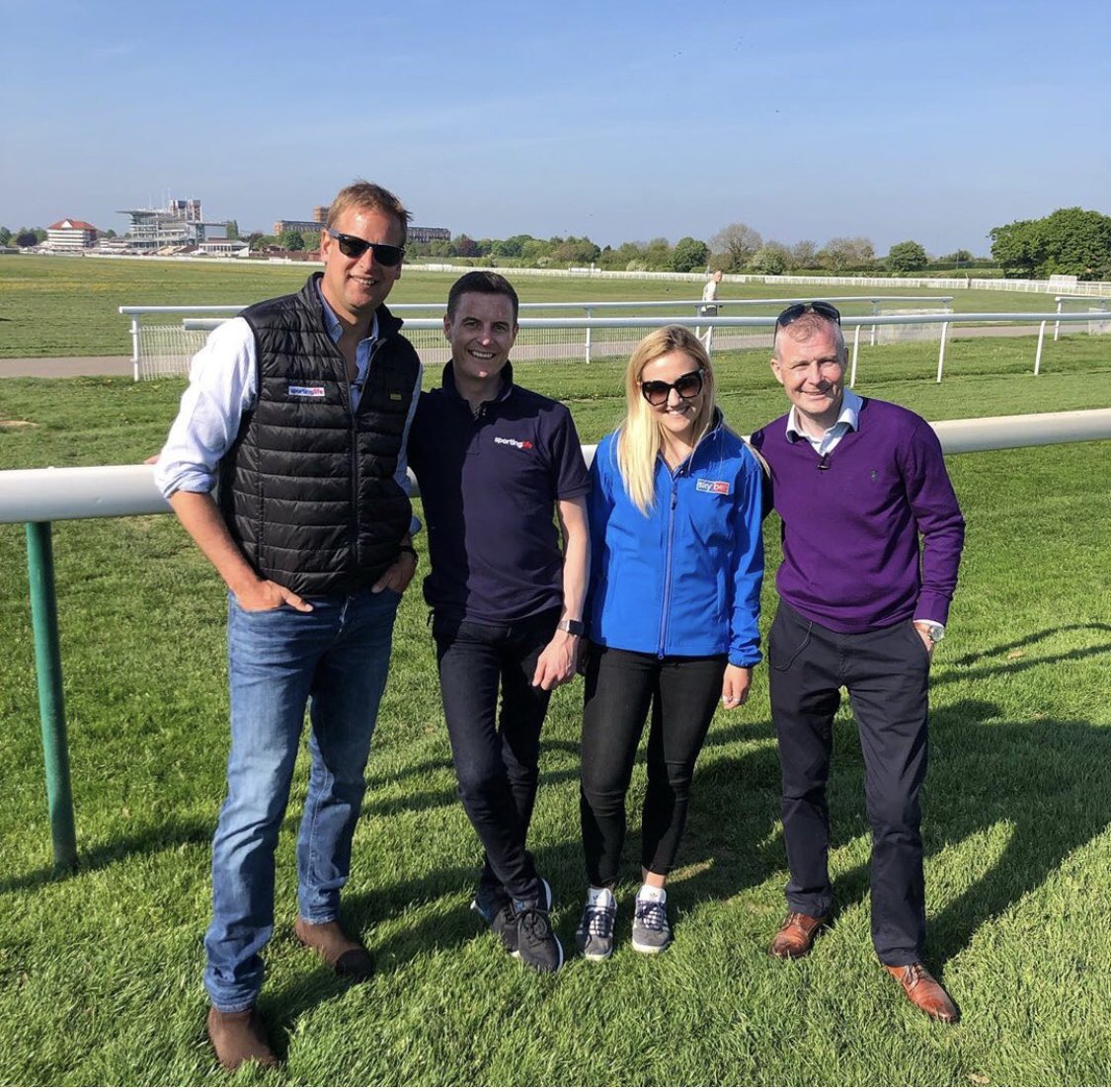 Amazing afternoon walking <a href="/yorkracecourse/">York Racecourse</a> ahead of my <a href="/macmillancancer/">Macmillan Cancer Support</a> charity race. Huge thanks <a href="/SkyBetShinners/">Michael Shinners</a> <a href="/SkyBet/">Sky Bet</a> for sponsoring me. Massive thanks <a href="/chamberlinsport/">Ed Chamberlin</a> <a href="/Franmberry/">Fran Berry</a> &amp; <a href="/patjsmullen/">Pat J Smullen</a> for the top advice, support &amp; allowing me to share my story about my amazing Dad.