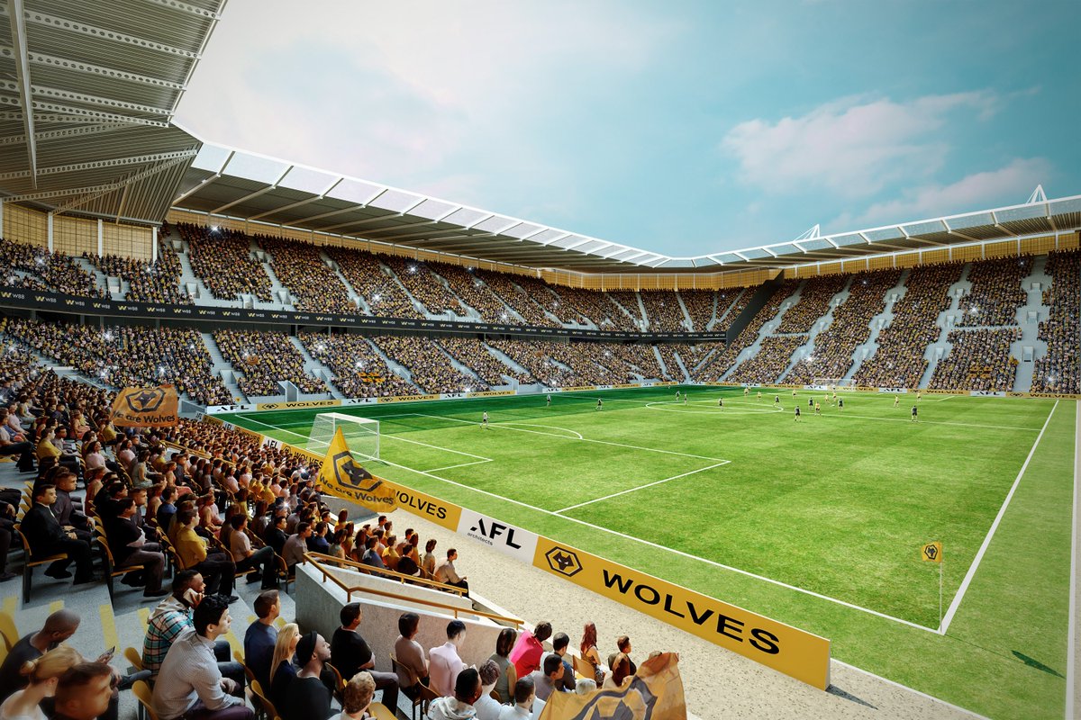 TimSpiers's tweet image. REVEALED: Feast your eyes on this.

Exclusive images of Wolves' stunning long-term vision for Molineux, as revealed at tonight's awards #wwfc