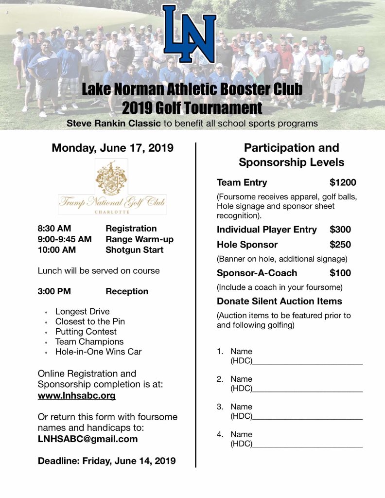 Join us June 17th ⛳️🏌🏻‍♂️

With your help The Lake Will continue to RISE 🌊🌊🌊🌊

@LNHS_Athletics <a href="/LNHSABC/">LN Athletic Boosters</a>