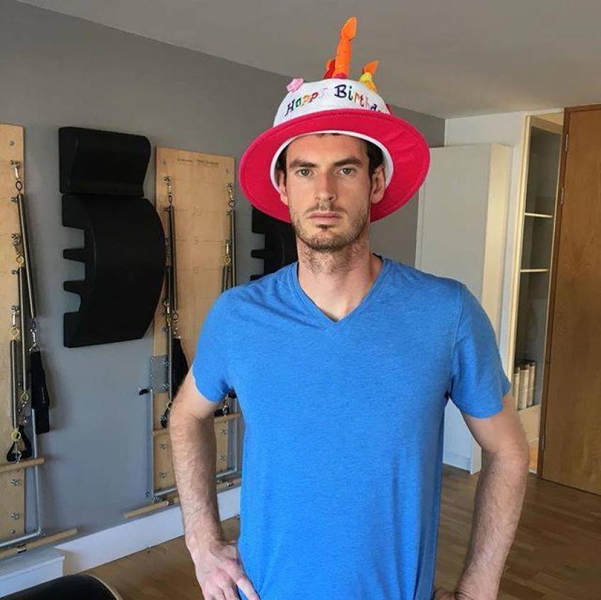 \"Happy\" birthday to the great Andy Murray. 31 today  