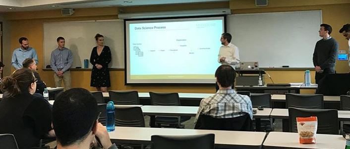 UNHAnalytics's tweet image. Students provided a framework of #machinelearning models which can aid in better directing claims mitigation resources. Congratulations to our students and thank you to our industry partner RiverStone! #bigdata #unhanalytics #thisisunh #datascience #deeplearning #textanalytics