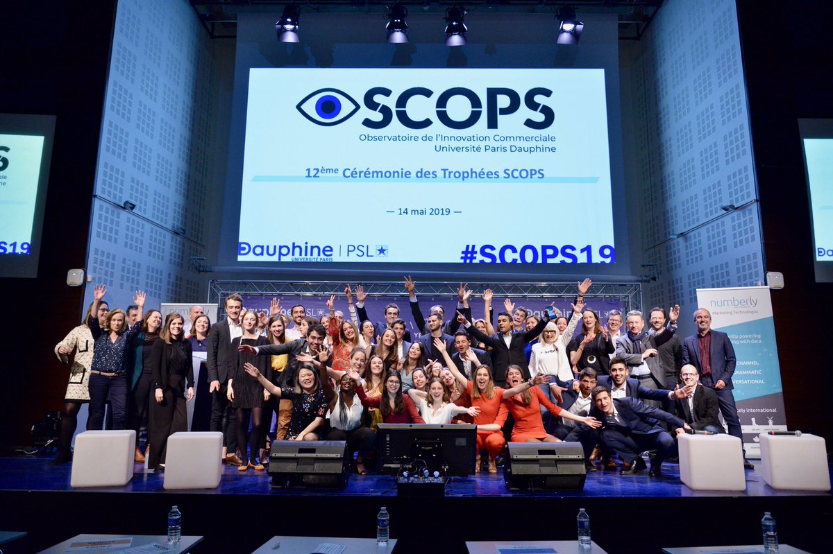 Paris_Dauphine's tweet photo. Plus de 650 participants à la cérémonie des #SCOPS19 Félicitations aux étudiants du Master Distribution et Relation Client @DauphineDRC @Paris_Dauphine qui ont fait de cette 12e édition un succès ! https://t.co/TKIktH0NlF