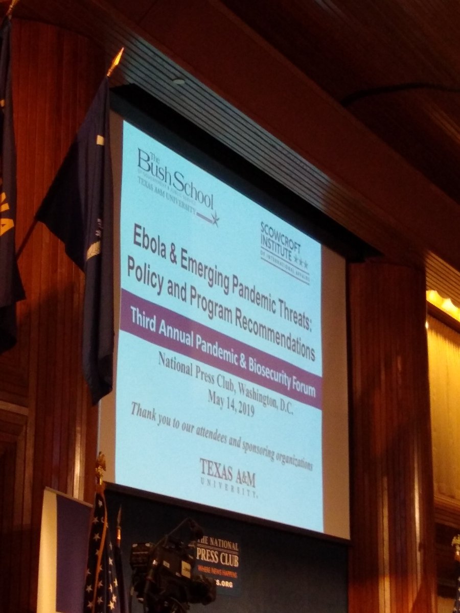 Enjoying the experience at the 3rd Annual Pandemic and Biosecurity Forum! Discussing important topics such as #Ebola, leadership, and innovation all within the international community <a href="/ScowcroftTAMU/">Scowcroft Institute</a> <a href="/BushSchool/">The Bush School, TAMU</a>