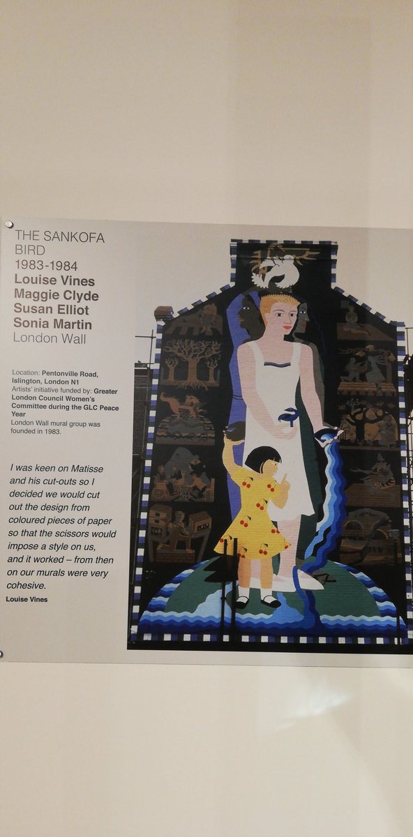 euldeLondres's tweet photo. For Walls with Tongues. Excellent exhibition in Greenwich University on UK muralists from 1966 to mid-80s. https://t.co/a7Gbrphz5b