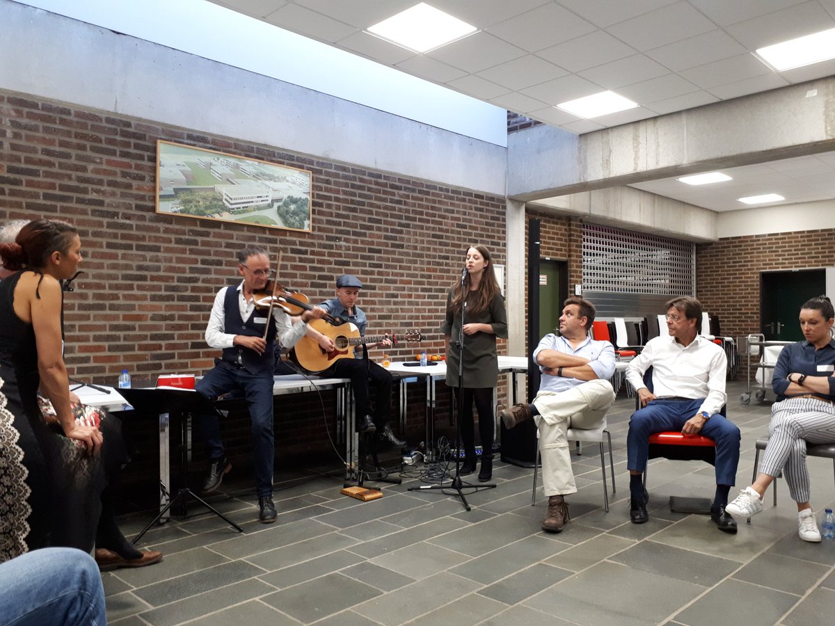 NevelsteenNele's tweet image. Inspirerende workshop van Bert Smeets #vortextechnology #health4.0 #trans4more @ThomasMoreBE