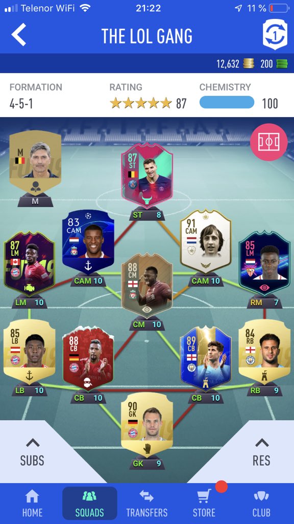 DanielH26808317's tweet photo. Hi sheesh, I have s budget og 100k and wijnaldum, neuer, walker and alaba are tradeble rest untradeble. Keep up the good work👌#sheeshfifa #FIFA https://t.co/uNSxZsZUzl