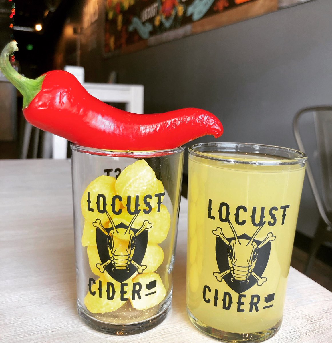 LocustCider's tweet photo. New in the randall in Tacoma this week: Honey Pear infused with fresh Fresno chili peppers and lemon drop candies ๐ฏ ๐๐ถ ๐#becausewhynot #newontap #funwithcider #randall #tacomataproom #honeypear #chilipeppers #lemondrop #hardcider #wacider #6thavetacoma #tuesdaymotivation https://t.co/gpKq9bT40C