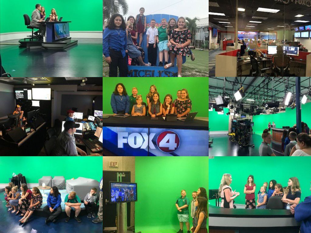 Thank you to Melissa Migliore and the entire team at FOX 4 News for welcoming our WPIE News Crew.  We took an amazing tour and have a new appreciation for live TV!