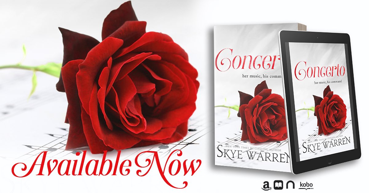 CONCERTO, the highly anticipated second book in the #NorthSecuritySeries from <a href="/skye_warren/">Skye Warren</a>, is available now! 🌹 #NewRelease

Go grab your copy because you guys, things are even more intense and hotter than ever between Samantha &amp; Liam!! 🙌🏼

mybook.to/ConcertoSW