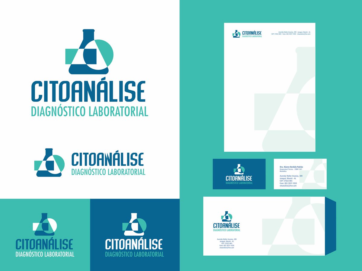 DAAZpropaganda's tweet photo. Identidade visual que criamos há algum tempo para laboratório. #designgrafico #logotipo #marca #brand #branddesign #logodesign #logo #identidadevisual #corporateidentity #daazdesign #adnaeldesign https://t.co/CuzZS3P440