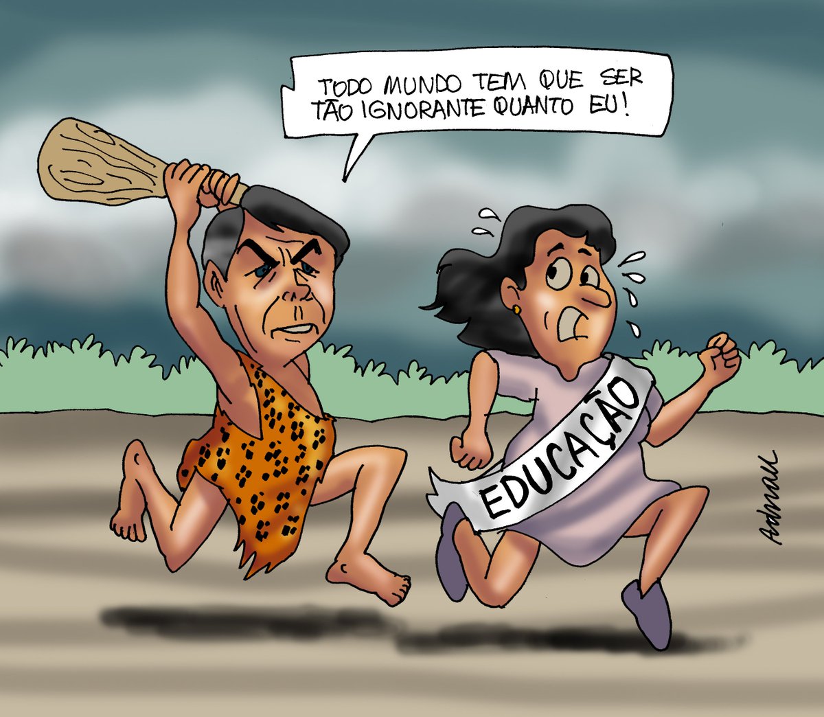 DAAZpropaganda's tweet photo. @jose_simao Uma charge que fiz recentemente sobre o tema. https://t.co/8GiJicWz3v