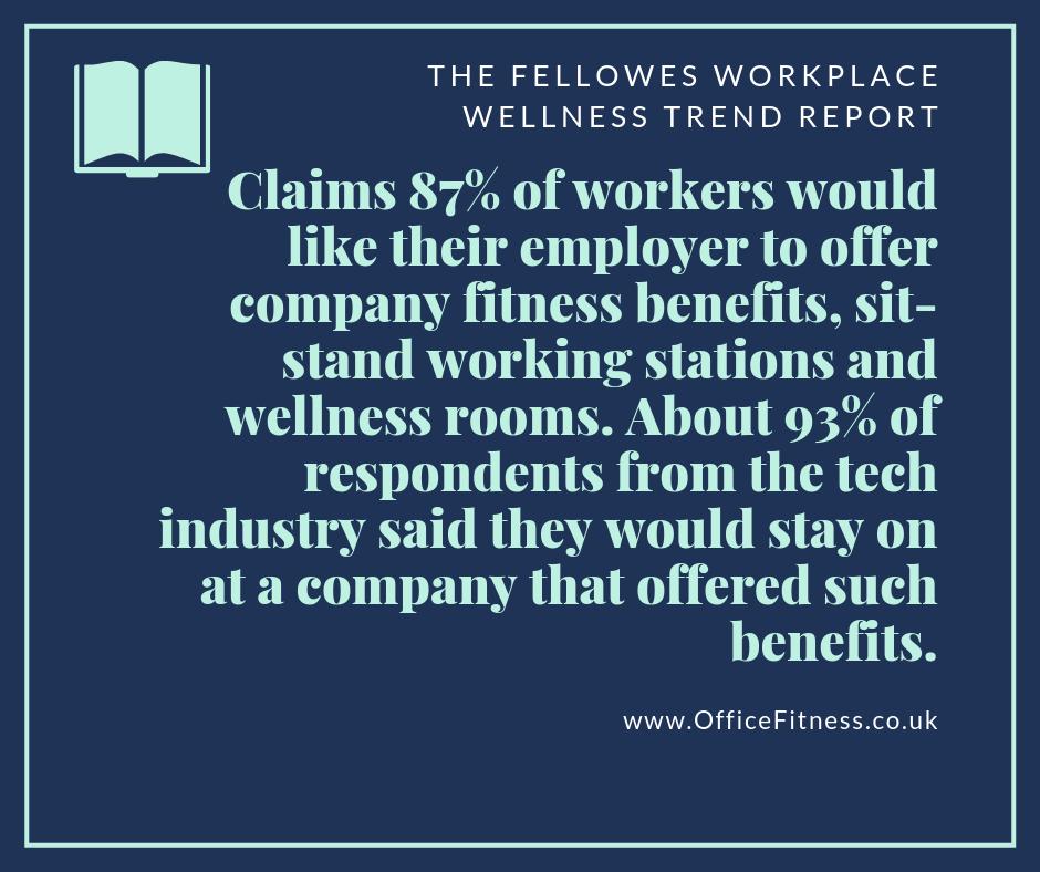 officefitltd's tweet photo. #DidYouKnow some #offices are putting cycles at desks to get workers doing some #exercise while working? 87% of workers would like their employer to offer company fitness benefits, sit-stand working stations and wellness rooms. https://t.co/rDpaxgexfC