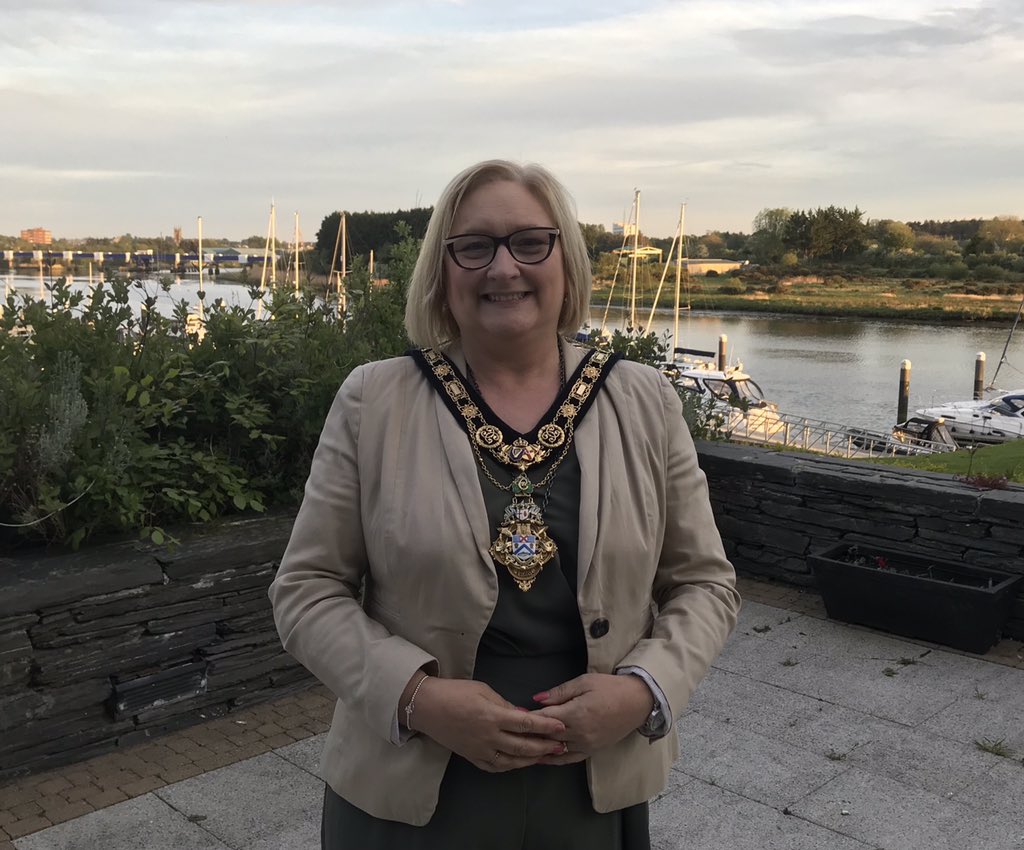 Just about to hand over the chain. Really enjoyed my year as Mayor of <a href="/CausewayCouncil/">Causeway Council</a>  It was a privilege and pleasure to meet all the groups and individuals who welcomed me into your communities and events.