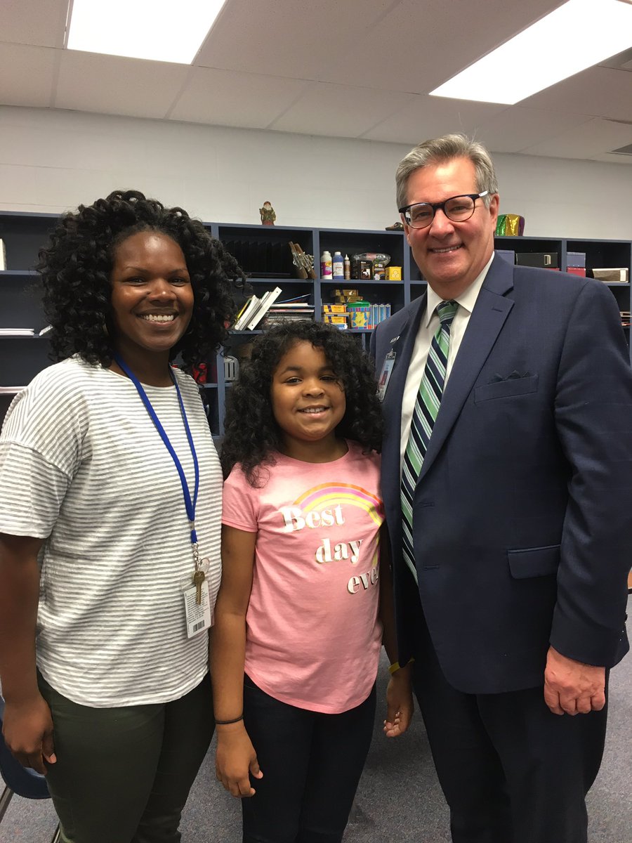 I enjoyed my visit at #LRESPride. You might say it was the “Best Day Ever” as you can see on Trinity’s shirt who is pictured here with me and her teacher Mrs. Moore.