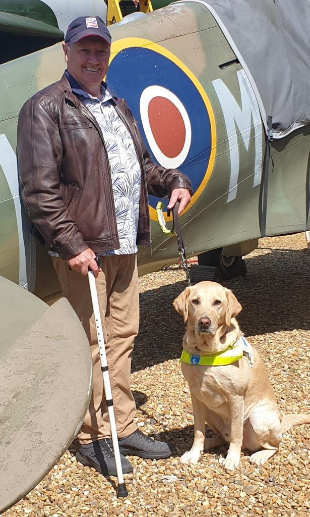 Great visit to wisbech air museum with <a href="/BlindVeterans/">Blind Veterans UK</a> .